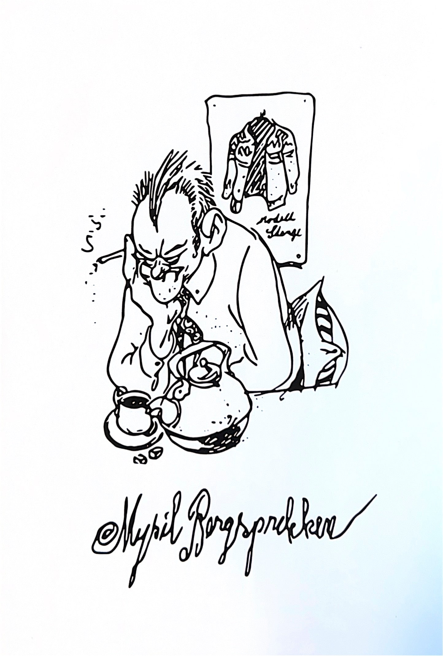 Postkort - Mysil Bergsprekken