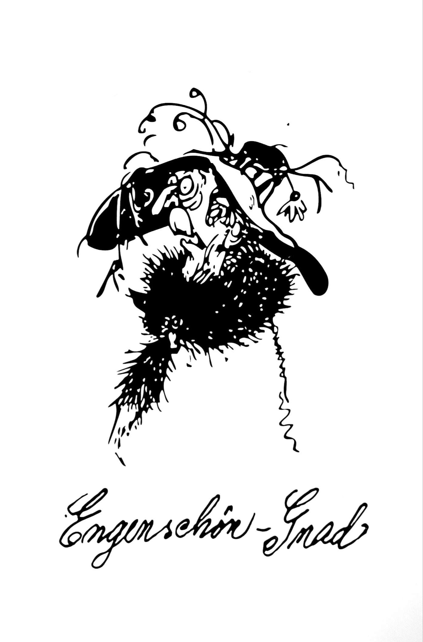 Postkort - Enkefru Engenschøn-Gnad
