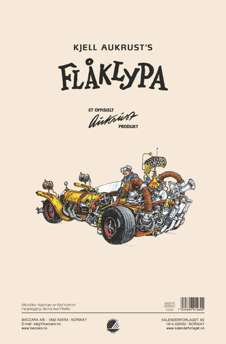 Flåklypa Aktivitetskalender 2026