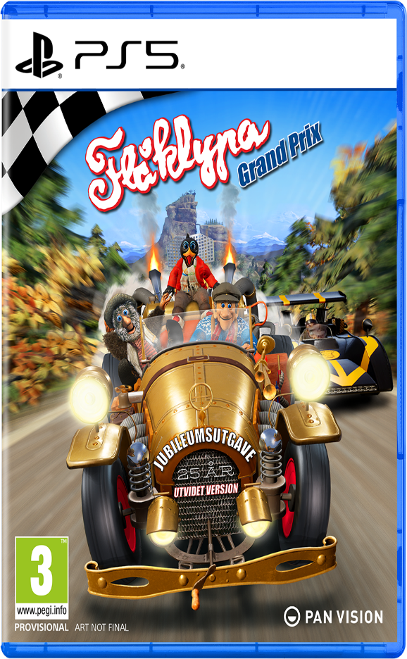 Flåklypa Grand Prix spillet jubileumsutgave 2025 - Switch og Playstation