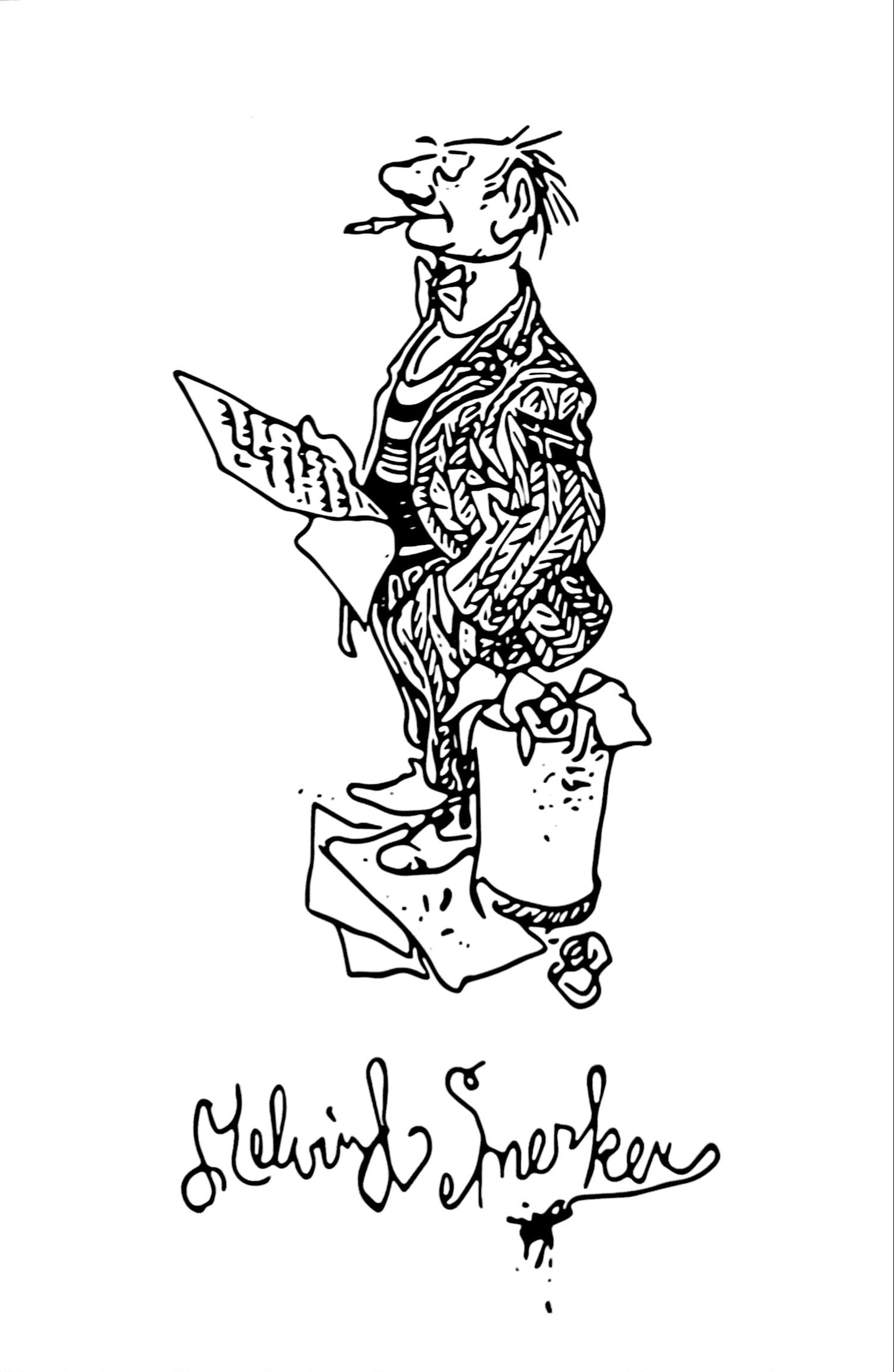 Postkort - Melvin Snerken