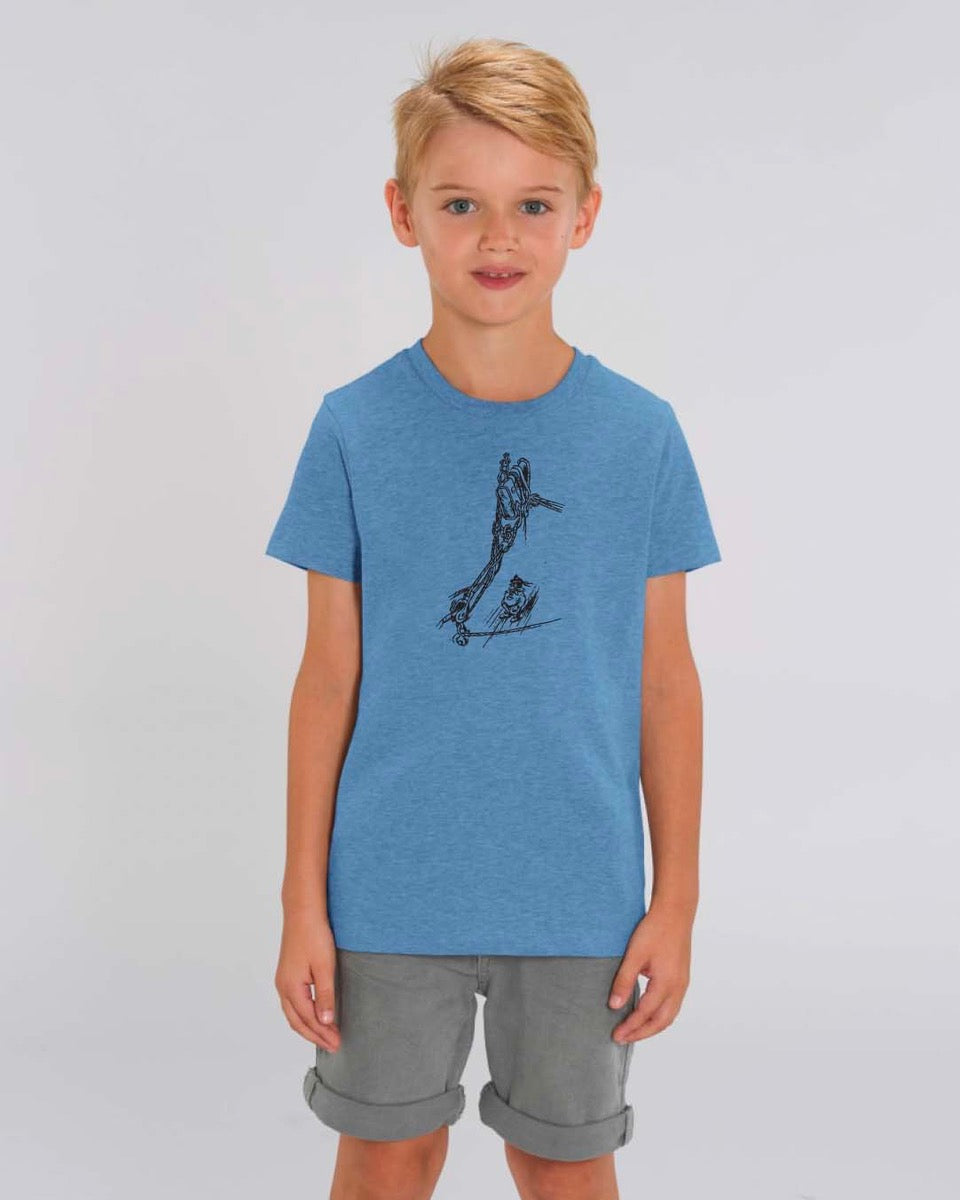 Solan med bommen - Mid heather Blue, t-skjorte