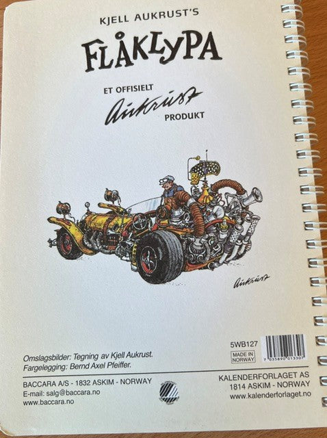 2027 Kalenderbok Flåklypa