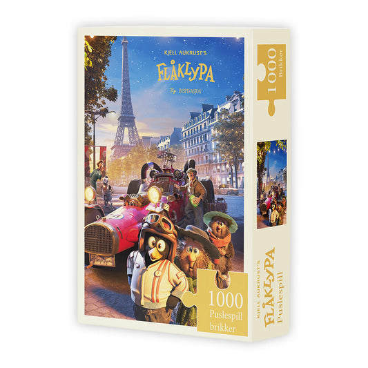Puslespill - Fra Paris til Pyramidene - 1000 brikker