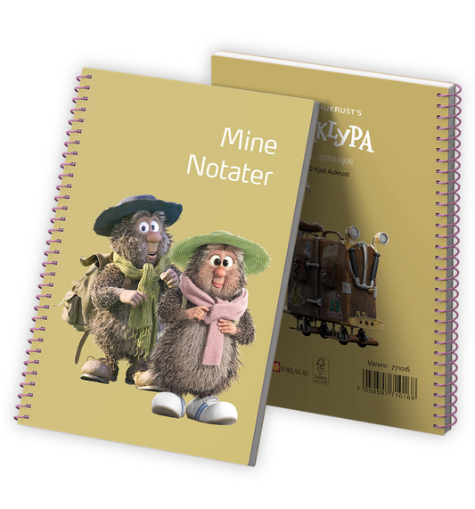 Flåklypa Notatbok A6 - Mine notater Ludvig og Lisa