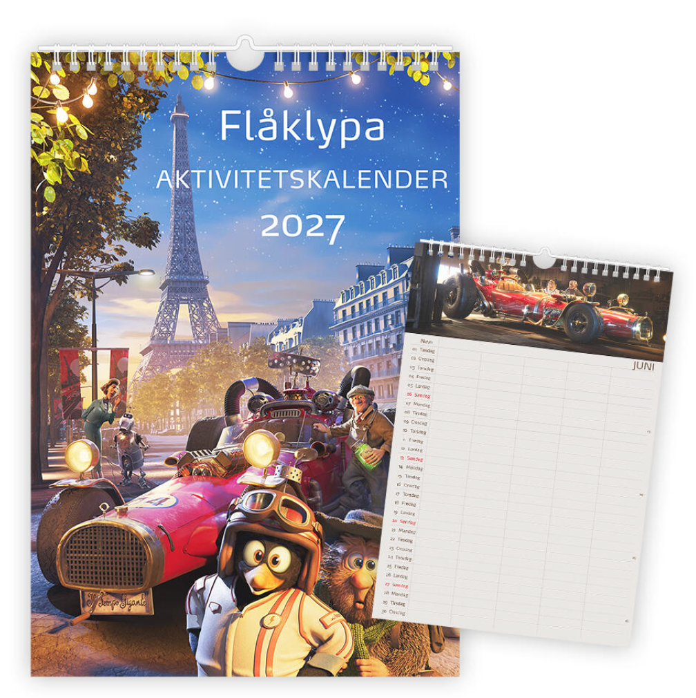 Flåklypa Aktivitetskalender 2027