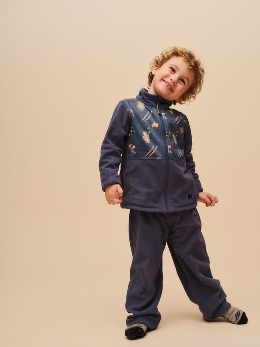 Flåklypa Alvdal, Microfleece sett - Dark Denim