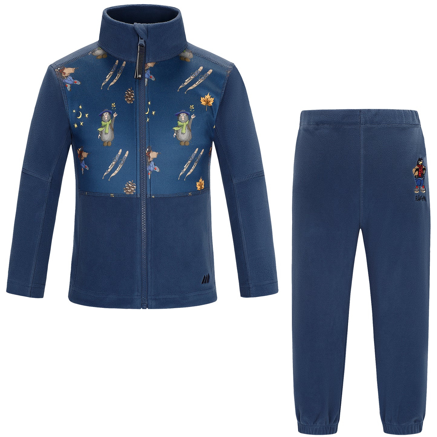 Flåklypa Alvdal, Microfleece sett - Dark Denim