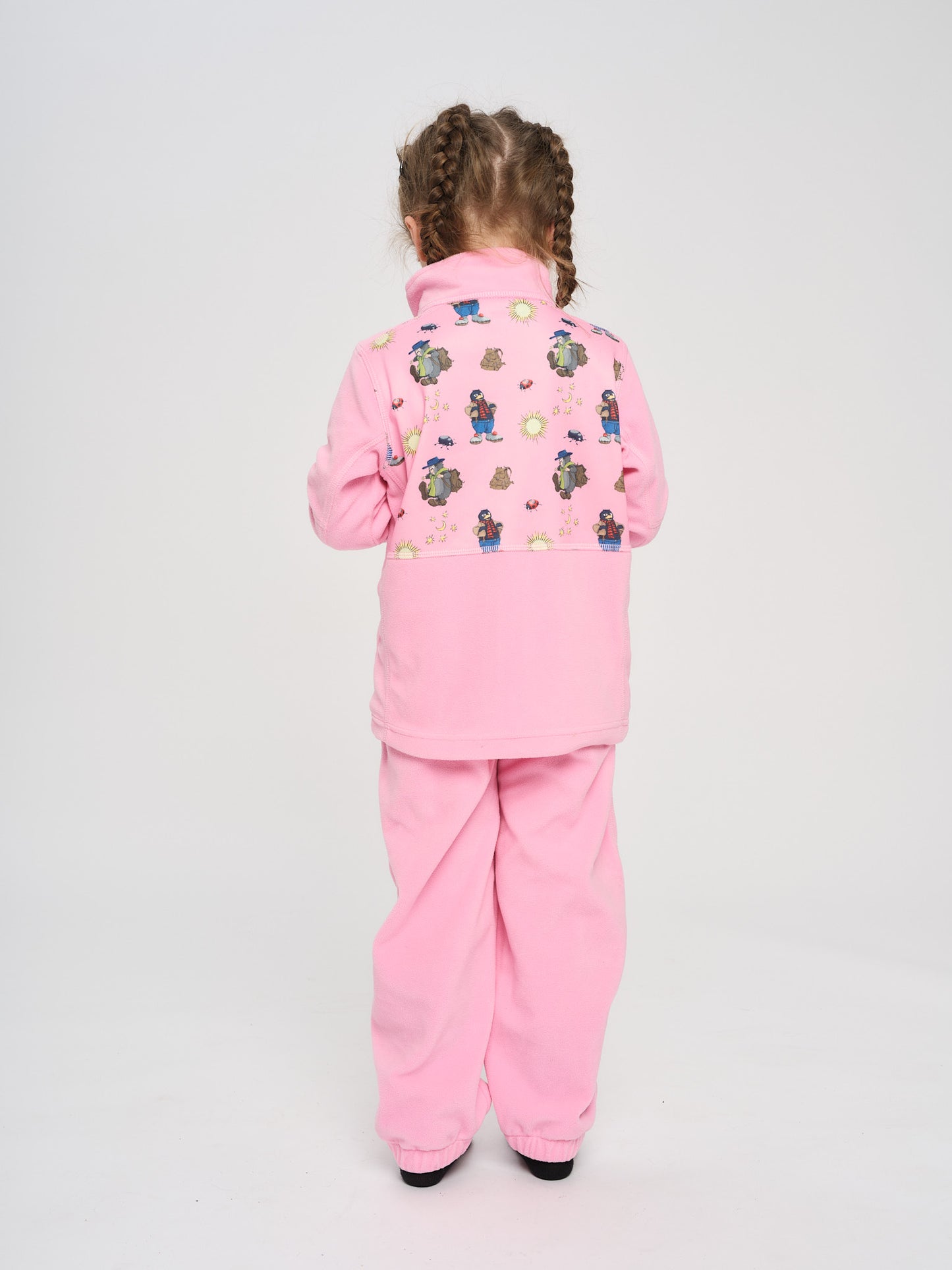 Flåklypa Alvdal, microfleece sett - rosa