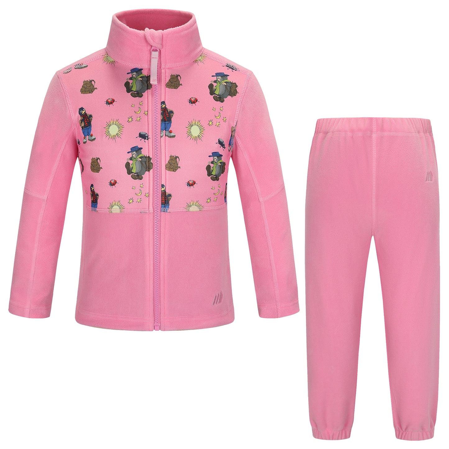 Flåklypa Alvdal, microfleece sett - rosa