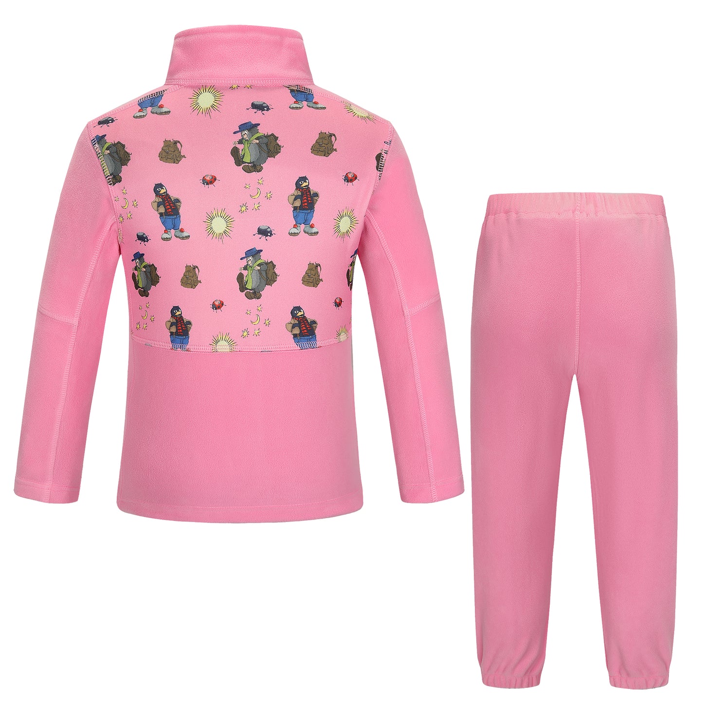 Flåklypa Alvdal, microfleece sett - rosa