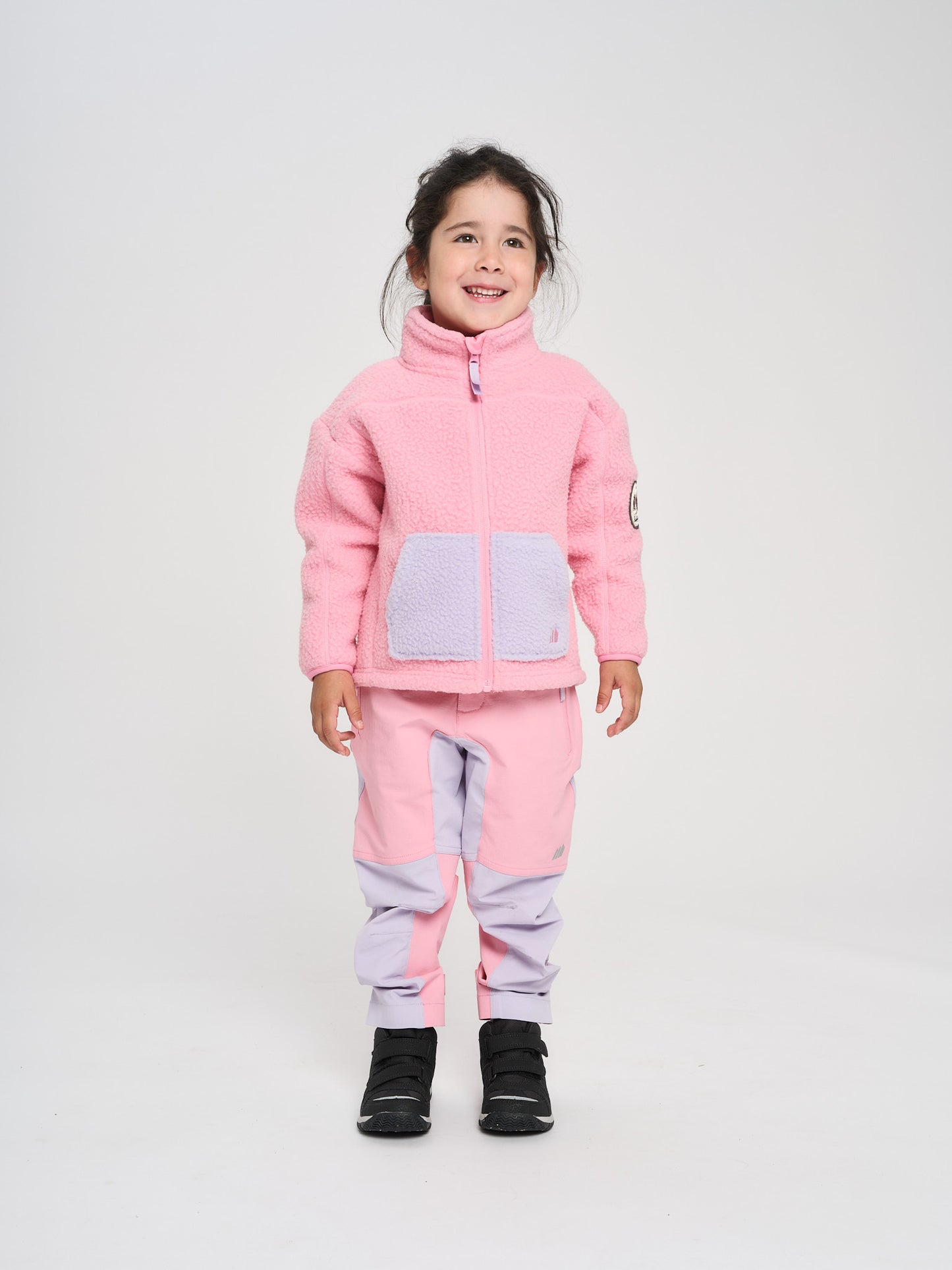 Flåklypa, Østerdalen pile fleece jakke - Rosa