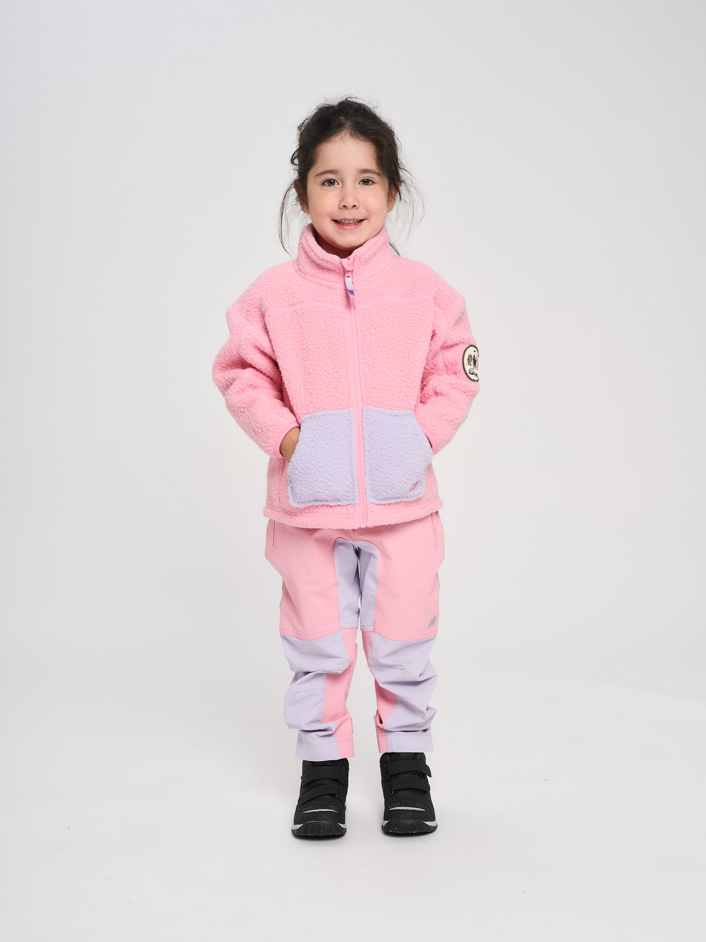 Flåklypa, Østerdalen pile fleece jakke - Rosa