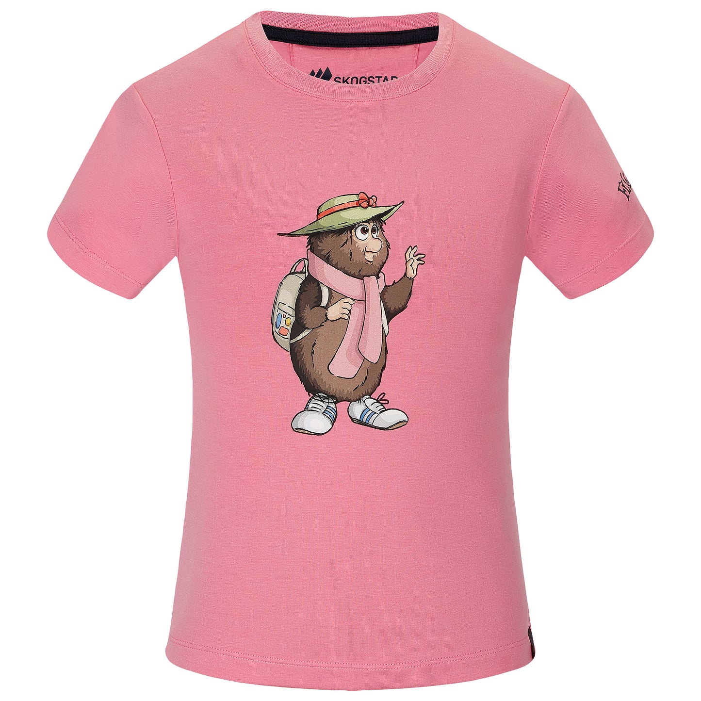 Flåklypa Flå bambus viskose t-skjorte - Rosa