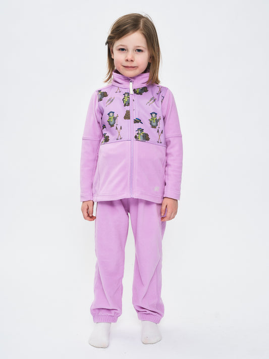 Alvdal microfleece sett - african violet
