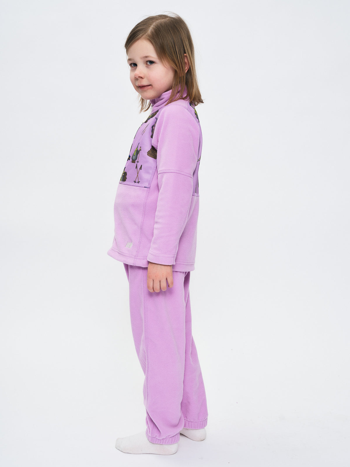 Alvdal microfleece sett - african violet