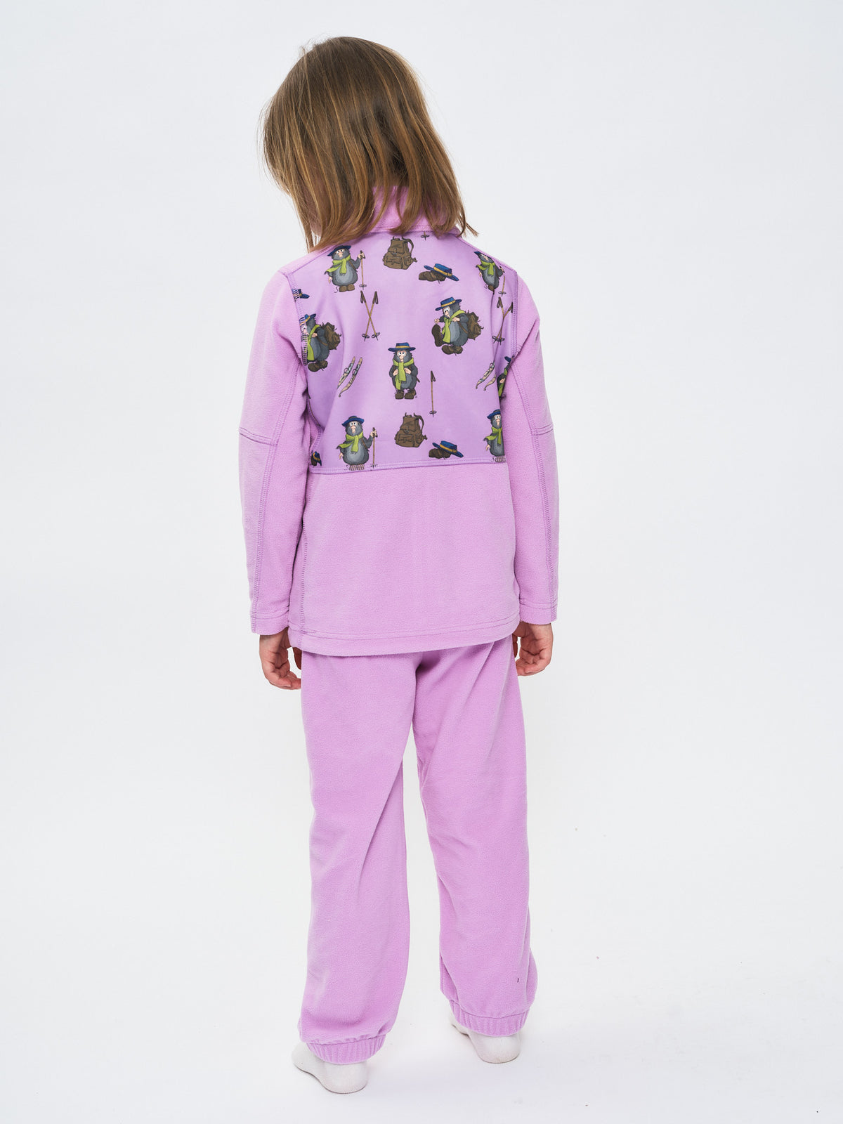 Alvdal microfleece sett - african violet