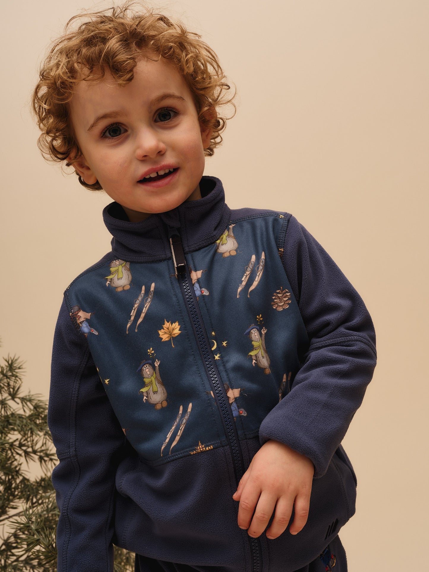 Flåklypa Alvdal, Microfleece sett - Dark Denim