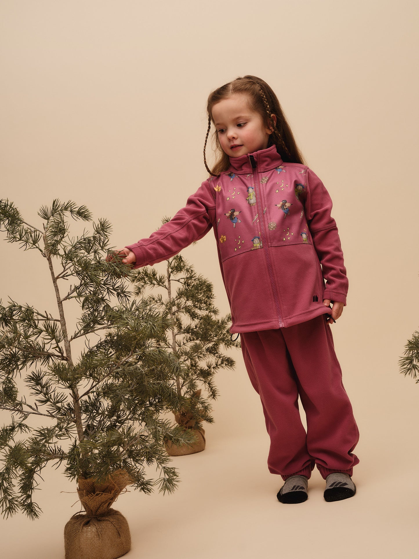 Flåklypa Alvdal, Microfleece sett - Violet Quartz