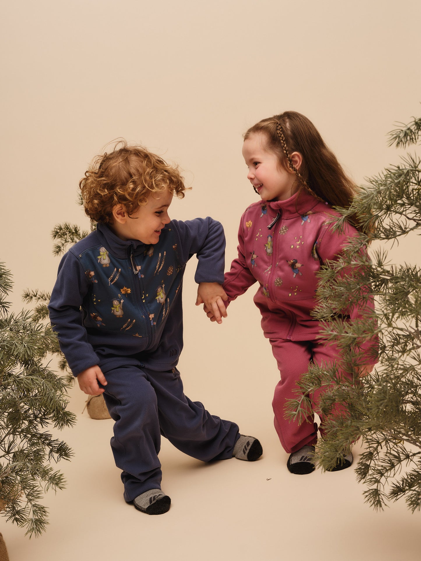 Flåklypa Alvdal, Microfleece sett - Dark Denim