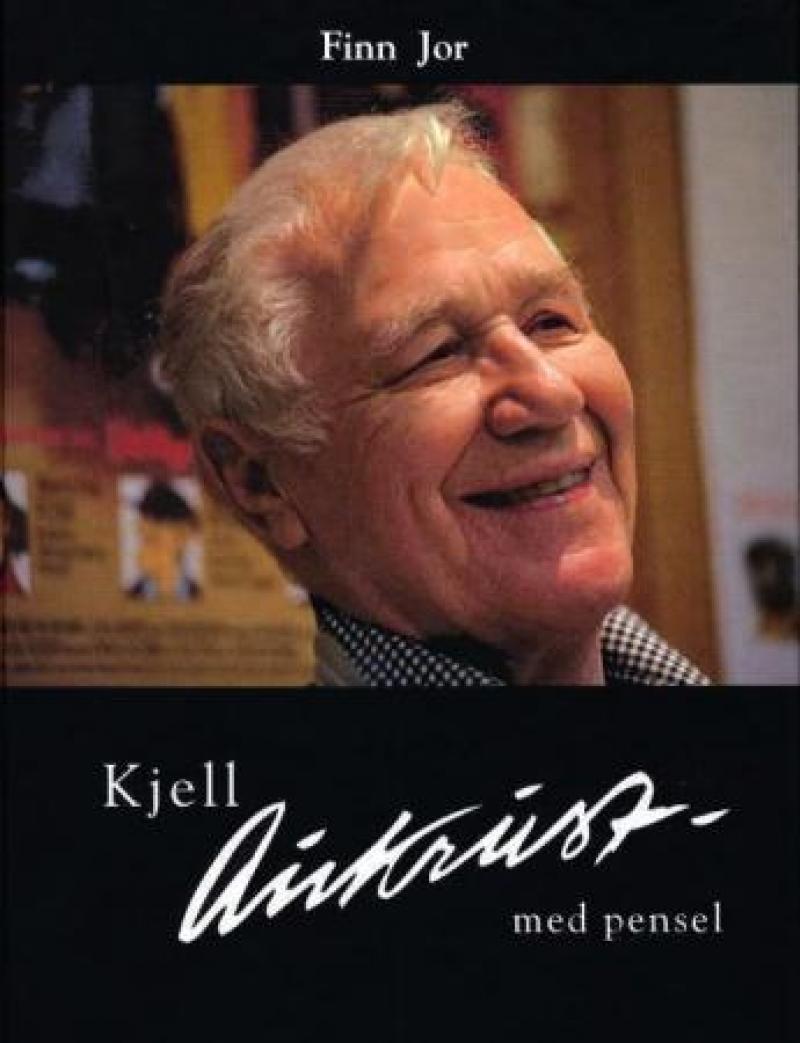 Kjell Aukrust med pensel, bok