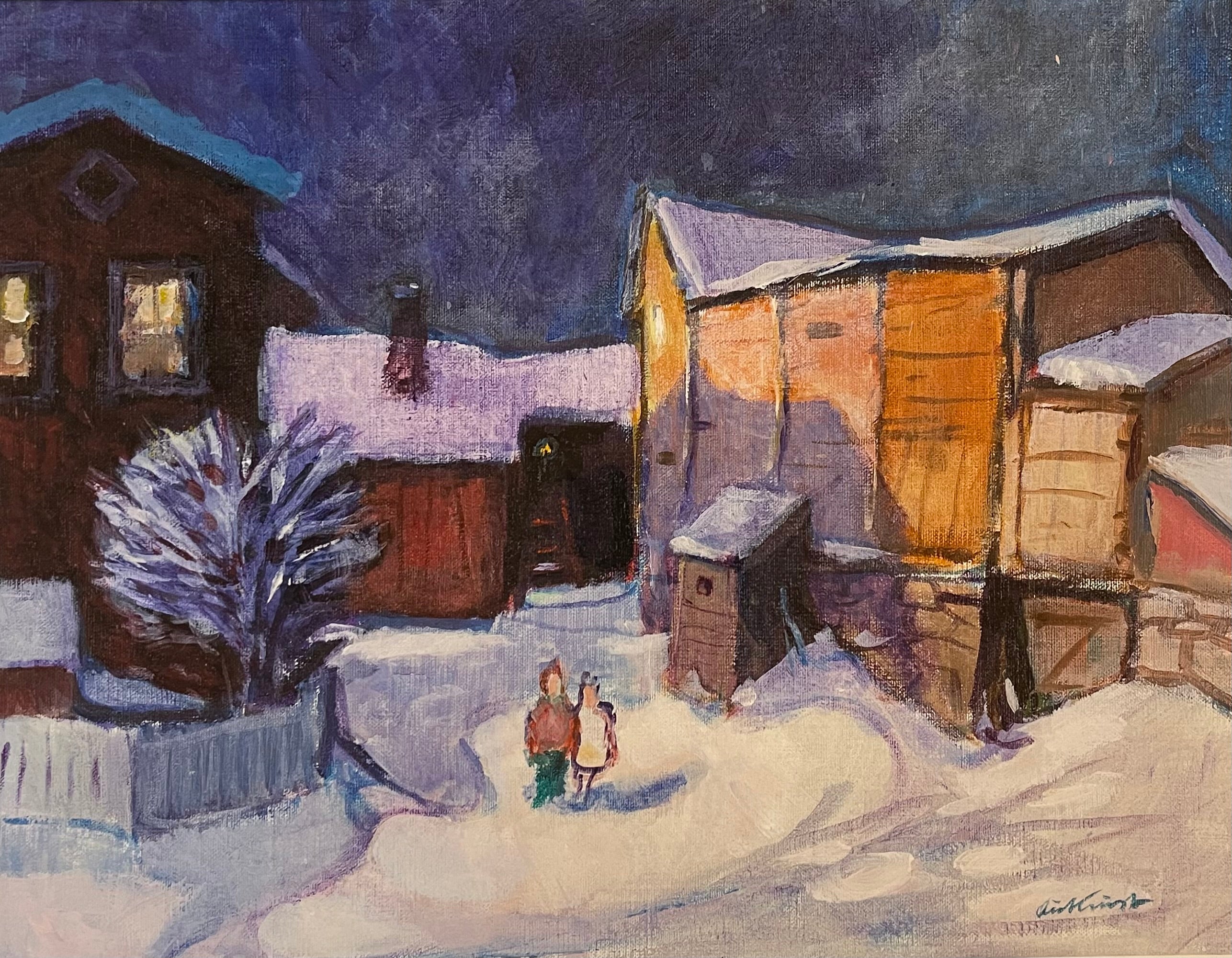Røros - Maleri – Huset Aukrust