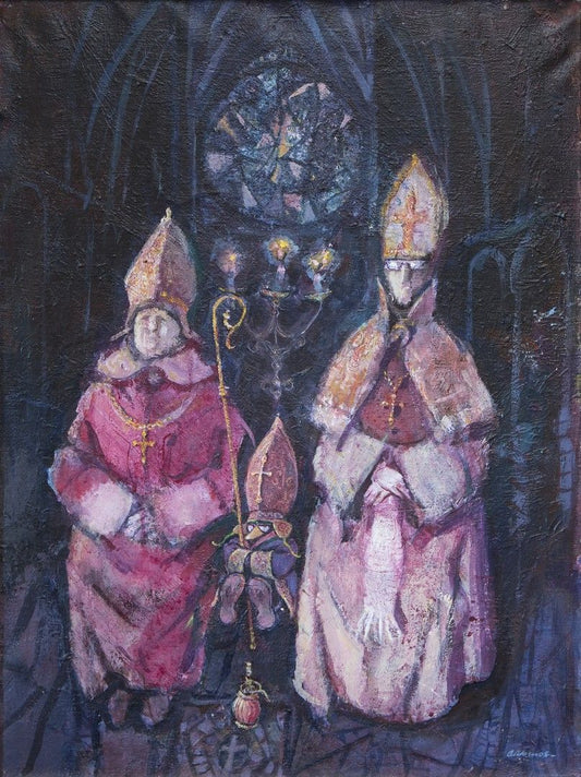 De tre kardinaler - Maleri